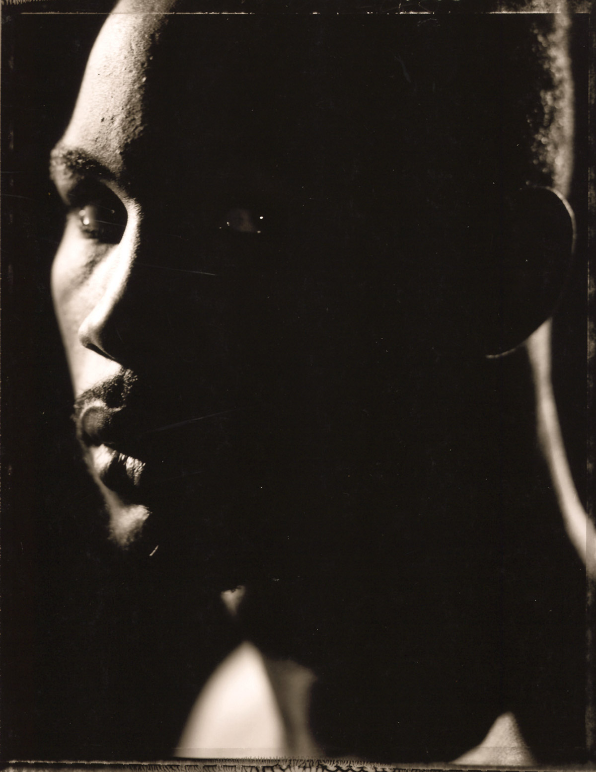 Lennox Lewis - Black and White Portrait